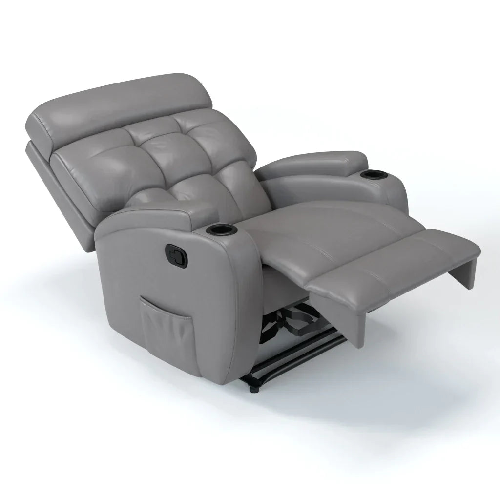 Poltrona Reclinável Damie Manual Fixa com Gatilho