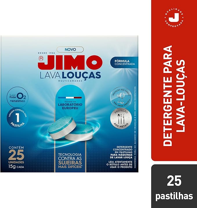 JIMO Lava Louças Detergente Concentrado Pastilha