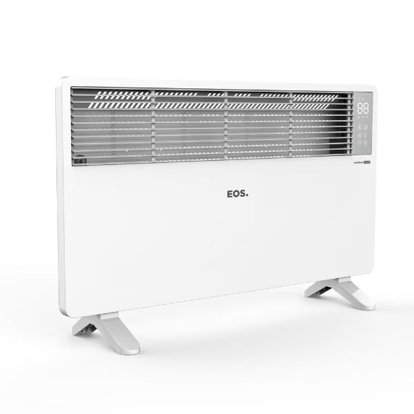 Aquecedor Elétrico EOS Comfort Heat com Painel Digital para Piso e Parede com Tecnologia Convector 1500W EAQ04 110V